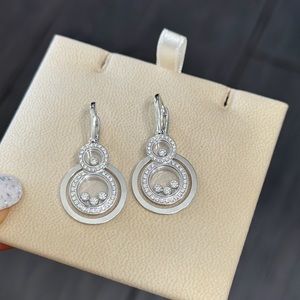 Chopard 8 happy floating diamonds earrings
